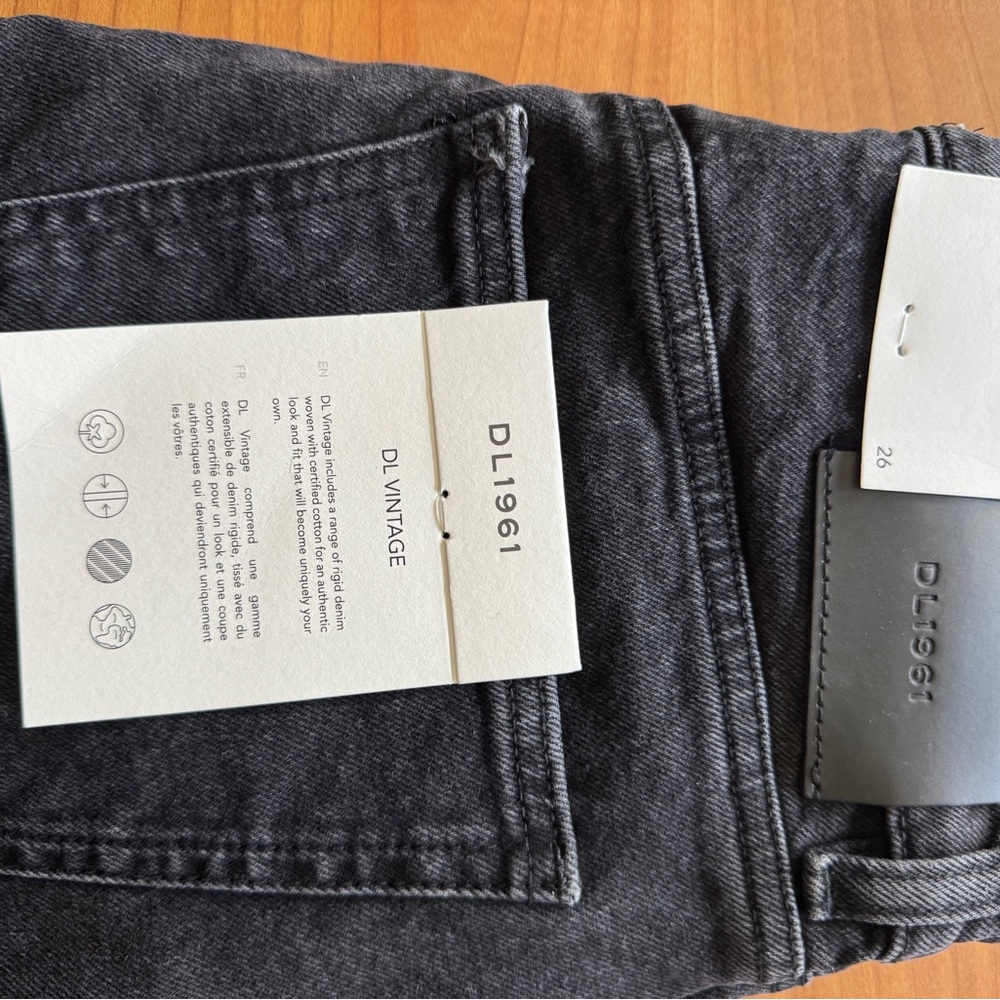 DL1961 Kristy Cigarette Nightshade (dark gray) High Rise size 26